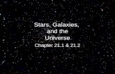 Stars, Galaxies, and the Universe Chapter 21.1 & 21.2.