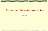 Advanced Macroeconomics Lecture 1. Macroeconomic Goals and Instruments.