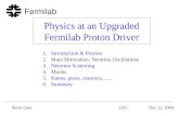 Physics at an Upgraded Fermilab Proton Driver Steve Geer UEC Dec 11, 2004 1.Introduction & Process 2.Main Motivation: Neutrino Oscillations 3.Neutrino.