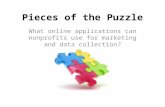 Pieces of the Puzzle What online applications can nonprofits use for marketing and data collection?
