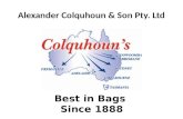 Alexander Colquhoun & Son Pty. Ltd Best in Bags Since 1888.