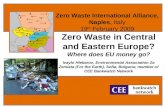 Zero Waste International Alliance, Naples, Italy 19 th February 2009 Zero Waste in Central and Eastern Europe? Where does EU money go? Ivaylo Hlebarov,