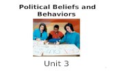 Political Beliefs and Behaviors Unit 3 1. PAY ATTENTION 2.