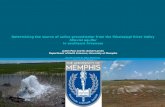 Determining the source of saline groundwater from the Mississippi River Valley Alluvial aquifer in southeast Arkansas Justin Paul and Dr. Daniel Larsen.