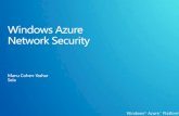 Windows ® Azure ™ Platform. Network Architecture Packet Filtering Built-In Firewalls Connect Service SSL WCF Security Agenda.