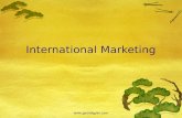 Www.gyanbigyan.com International Marketing. Session 1 I. The nature of international marketing 1.Introduction to international marketing 2.Reasons for.