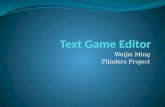Weijie Ming Flinders Project. Outline  Instruction  Research Process Interface Basic Function Import File Save File Display and save content Working.
