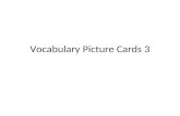 Vocabulary Picture Cards 3 ball calculator sheep.