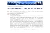 John Abercrombie JazzHeaven.com Interview