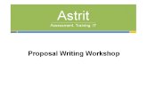 Proposal Writing Training Snippet