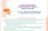 Highway Geometric Design Earthworks 2014 2015