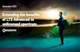 Extending the Benefits of Lte Advanced to Unlicensed Spectrum