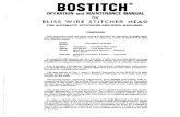 Bliss Wire Stitcher Head Manual