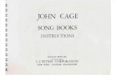 John Cage - Song Books (Instructions)