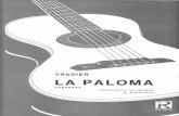 La Paloma by Yradier Arr Sinopoli for Classical Guitar