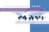 Best HR Practices of International Large Companies