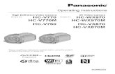 Panasonic Camcorders Manual