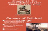 Chapter 25 19th Century Latin America