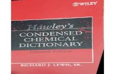 Hawley's Chemical Dictionary