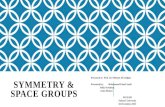Symmetry & Space Groups