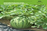 Vegetable Production Guide for Commercial Growers, 2014-15 U.K.