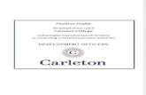 Position Profile - Carleton College - Development Officer