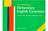 Elementary English Grammar Book - Reference and Practice
