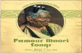 Famous Maori Songs - A Song and Picture Album