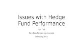 Issues With Hedge Fund Performance
