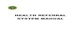 Health Referral System Manual_health Referral Manual