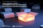 2012 Sales and Operations Planning