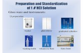 Standardization of HCl Solution