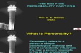Big Five Personality Factors