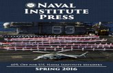 Naval Institute Press Spring 2016 Catalog