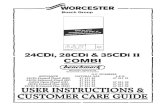 Worcester 24 28 35MkII CDi Operating Instructions