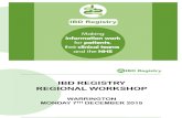 IBDR Regional Workshop: Warrington