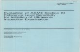 Evaluation of ASME Section XI Reference Level Sensitivity for Initiation of Ultrasonic Inspection Examination.pdf