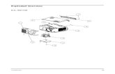XD1150 projector service manual instruction manual