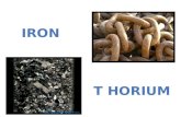 Iron and Thorium