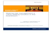2 Making Risk Management a Valueadding Function in the Boardroom