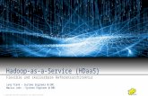 © Copyright 2015 EMC Corporation. All rights reserved. Hadoop-as-a-Service (HDaaS) Flexible und skalierbare Referenzarchitektur Lena Frank – Systems Engineer.