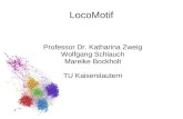 LocoMotif Professor Dr. Katharina Zweig Wolfgang Schlauch Mareike Bockholt TU Kaiserslautern.