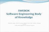 SWEBOK Software Engineering Body of Knowledge Um modelo de negócio emergente Edvaldo Lopes, David Cardoso, Phillip César, João Gabriel, Rodrigo Freitas.