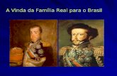 A Vinda da Família Real para o Brasil. Napoleão Bonaparte.