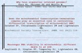 Why have organelles retained genomes? Race HL, Herrman RG and Martin W. Trends Genet. 1999. Vol 15(9):464-470. ---------------------------------------------------------------