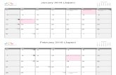 2016 Calendar (Japan)