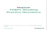 TOEFL Reading Practice PDF