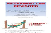 Retirement Law Revisited 091910 Ppt97