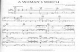 Alicia Keys-A Womens Worth-SheetMusicDownload