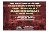 An Enquiry in to the Destruction of the Grand Alexanderian Library - Allama Shibli Nomani